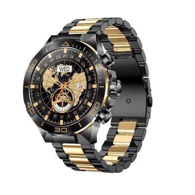 H33 مردان ساعت هوشمند BT تماس IP67 ضد آب ضربان قلب ورزش دستیار صوتی کسب و کار